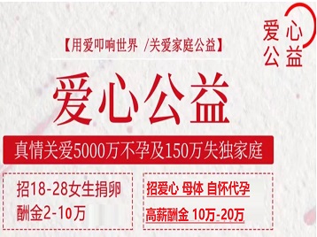 昆明捐卵助孕生子 爱心志愿者招募